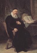 REMBRANDT Harmenszoon van Rijn Portrait of the Preacher Fobannes (mk33) oil